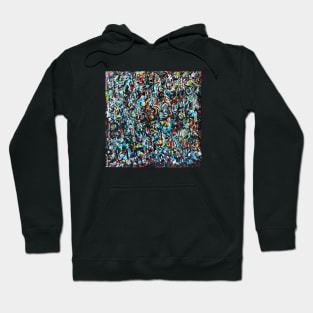 Acrylic Pouring Painting - Black Lives Matter Hoodie